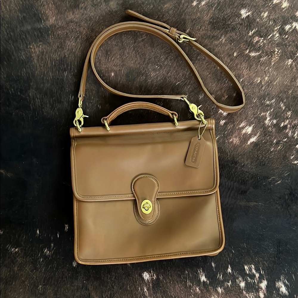 Vintage Coach 9927 Willis Saddle Leather Bag